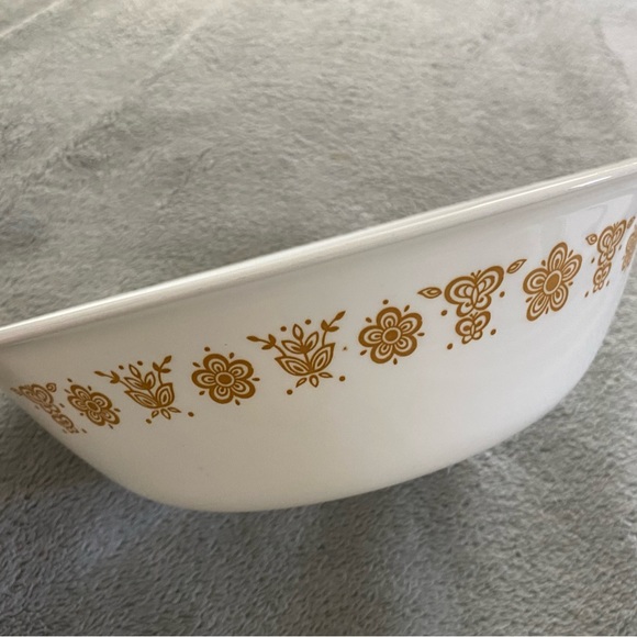 Corelle Butterfly Gold Serving Bowl - Picture 1 of 4